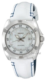 Seiko Velatura Biały/Skóra Ø30 mm SXDA69P1