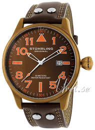 Stührling Original Aviator Eagle Czarny/Skóra Ø47 mm 141A.335557