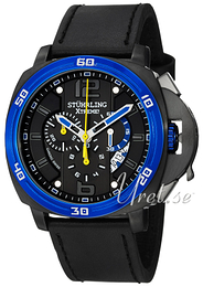 Stührling Original Aviator Concorso Czarny/Skóra Ø47 mm 245.3315G65