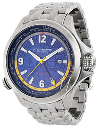 Stührling Original Aviator Traveler Czarny/Stal Ø48 mm 285.331151