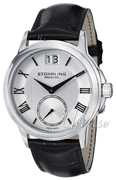 Stührling Original Prestige Prestige Srebrny/Skóra Ø41 mm 384.33152