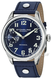 Stührling Original Aviator Legacy Niebieski/Skóra Ø45 mm 457.3315C6