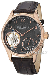 Stührling Original Legacy Cuvette Szary/Skóra Ø44 mm 492.3345K54