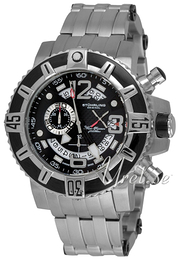 Stührling Original Aquadiver Admiral Czarny/Stal Ø48 mm 513B.33111