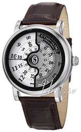 Stührling Original Symphony Eclipse Biały/Skóra Ø42 mm 526.3315K2