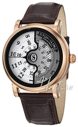 Stührling Original Symphony Eclipse Biały/Skóra Ø42 mm 526.3345K2