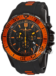 Stührling Original Aquadiver Admiral Czarny/Stal Ø53 mm 528.335F657