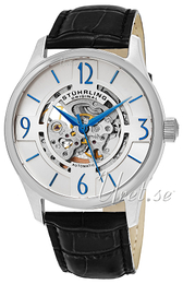 Stührling Original Legacy Atrium Srebrny/Skóra Ø42 mm 557.01