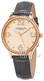 Stührling Original Vogue Chic Różowe złoto/Skóra Ø36 mm 560.05