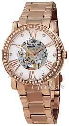 Stührling Original Legacy Biały/Stal w kolorze różowego złota Ø38 mm 629.05