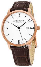 Stührling Original Symphony Ascot Biały/Skóra Ø40 mm 997L.04