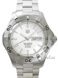 TAG Heuer Aquaracer Calibre 5 Day Date Automatic Srebrny/Stal Ø41 mm WAF2011.BA0818