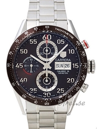 TAG Heuer Carrera Brązowy/Stal Ø43 mm CV2A12.BA0796