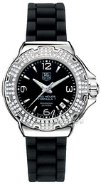 TAG Heuer Formula 1 Damklockor Czarny/Guma Ø37 mm WAC1214.BT0711