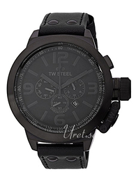 TW Steel Canteen Czarny/Skóra Ø50 mm TW821