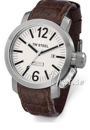 TW Steel Grandeur Automatic Srebrny/Skóra Ø45 mm TWA99