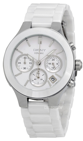 zegarek damski ceramica biały dkny zegarek damski ceramica biały dkny